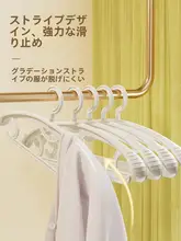 収納に便利！加厚タイプのハンガー【防滑・肩保護・コート用】
