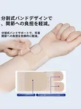 男女兼用 手首保護バンド【捻挫・腱鞘炎・関節のサポート】