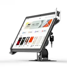 壁掛け用タブレットスタンド【施錠可能・金属製・多機能・iPad対応】