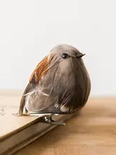 ブローチ クリップ インテリア 小鳥 鳥の巣 卵 フェザー アメリカンカントリー