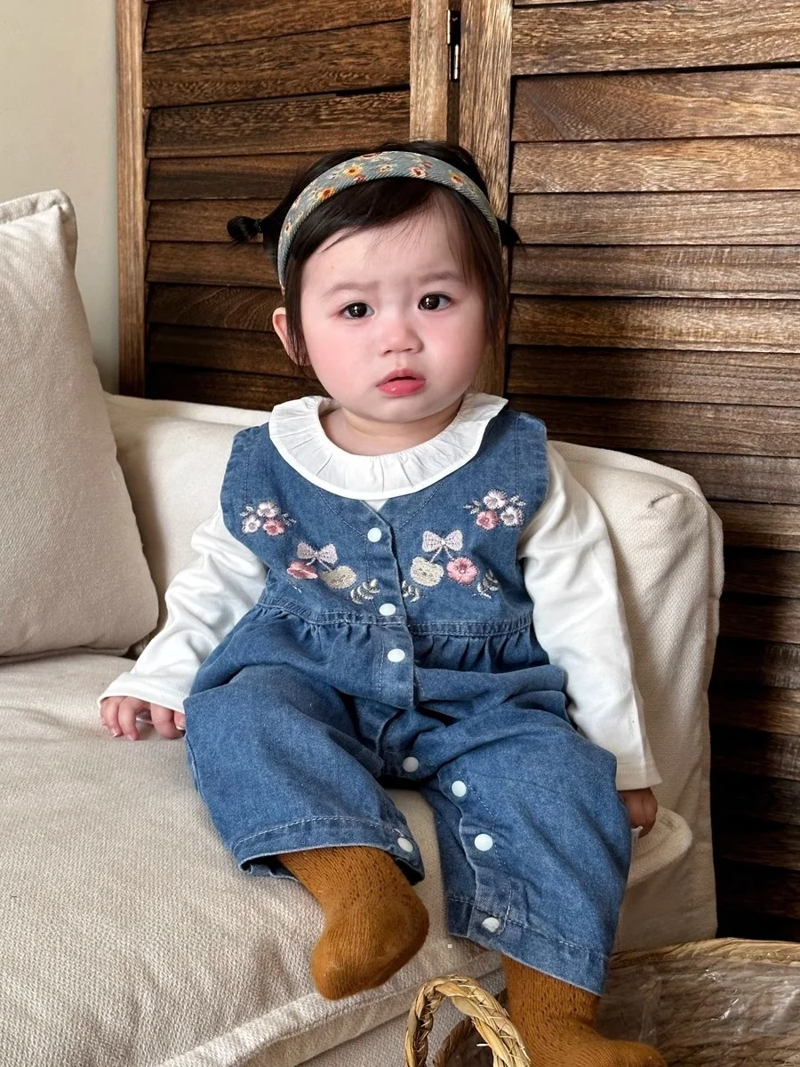 バースデー ベビー服はどう選ぶ？刺繍デニムとフリルのセットアップが解決する3つの悩み