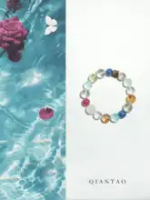 天然水晶と沉香の招財ブレスレット【カップルギフト・安定した磁場】