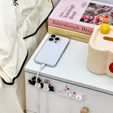 可愛い犬デザインのケーブル固定器【デスク用・配線整理】