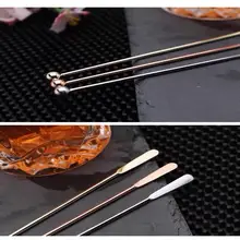 おしゃれな金メッキステンレス製カクテルスティック【バースタイル・コーヒー用】