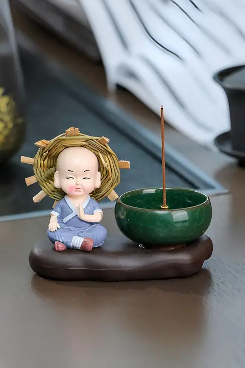 禅の雰囲気を感じるお香立て【小僧のデザイン・茶道用・インテリア飾り】