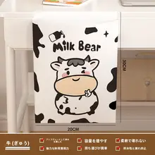 机上に貼り付けられるデスク用ゴミ袋【おしゃれ・使い捨て・オフィス・学生用】