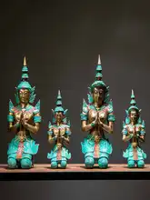 美しい東南アジア風の玄関装飾用小物【タイ製・全銅製・禅スタイル】