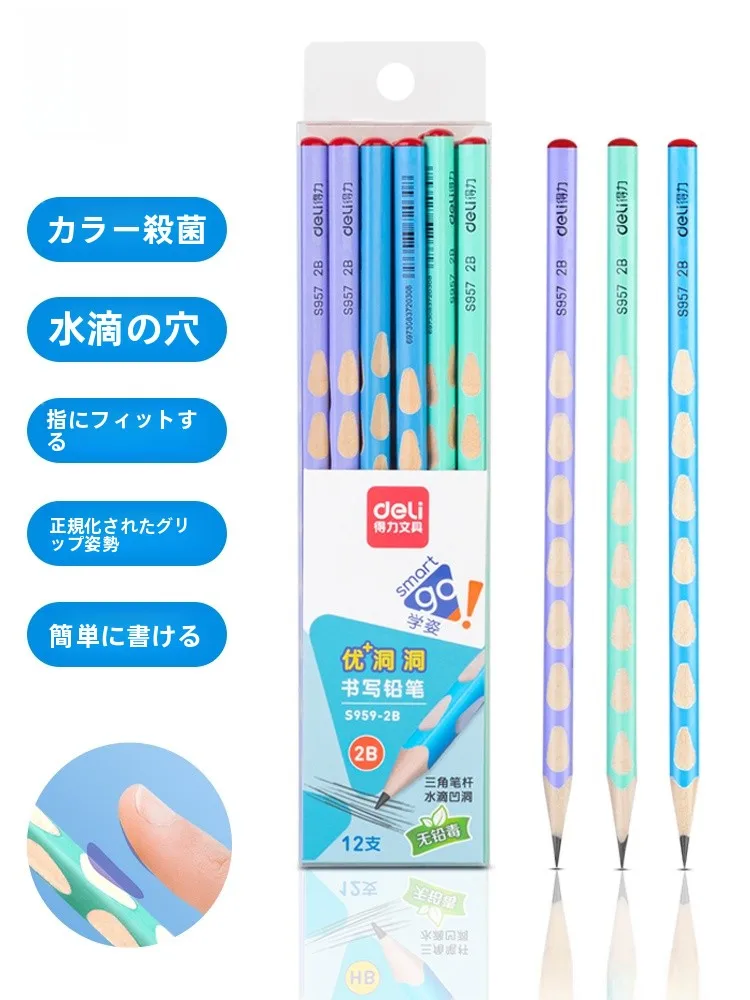 カラフルなトライアングル鉛筆：小学生向けHBモデルの握りやすさと実用性を徹底検証