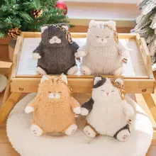 かわいい茶色の猫のぬいぐるみ【大きさのあるハンギングタイプ・癒しのダッフィー・女の子へのプレゼントに最適】