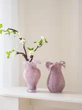 花瓶 フラワーベース ガラス ヴィンテージ 上品 デザイナーズ リビング テーブル インテリア オブジェ