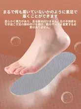 吸汗防臭透気性抜群の女性用インソール【超薄型・乳蝋ゴム製・快適な履き心地】