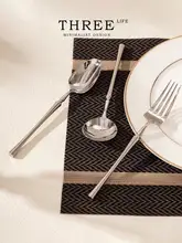 カトラリーセット フォーク ナイフ スプーン 家庭用 フランス風 ステンレス 三点セット