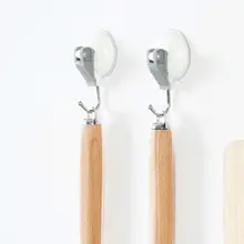 強力吸盤フック【壁掛け式・穴あけ不要・キッチンや洗面所に最適】