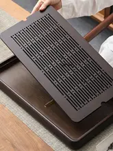 バンブー製 湿気吸収機能付き茶盤【モダンデザイン・家庭用・大サイズ】
