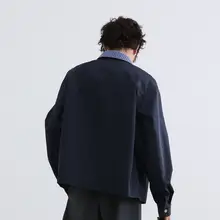 秋冬用 メンズ レトロチェック柄 ジャケット【ショート丈・フラップカラー】