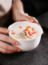 骨瓷製 小型白色ご飯碗【シンプルデザイン・和風・便利な食器】