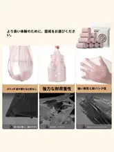 固成 ミニゴミ袋【持ち手付き・自動開閉・家庭用・使い捨てロールタイプ・厚手】