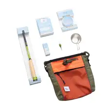アウトドア釣り用ミニロッドセット【携帯便利・実用的】（セットアップ対応）