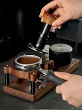 萌えクマ コーヒープレス付き コーヒーの粉圧縮器【北米産くるみ製・収納付き】（セットアップ対応）