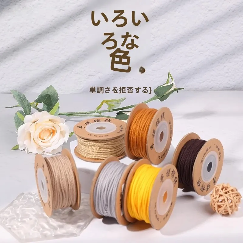 かぎ針で編むリボン小物：芭雅の編み込み紐で手作りの完成度を高める