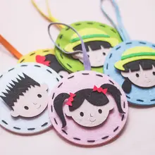 防水 子供用名前タグ【かわいいカートンデザ  イン・手作り・園児向け】