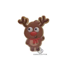 クリスマス用サンタクロースとトナカイ クッキー型【デコレーション動画付き】