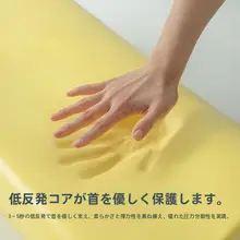 RewoMax 波浪形メモリ枕【首をサポート・スローレスポンス・快適睡眠】