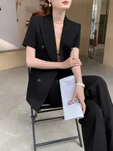 黒のスーツ【薄手・女性用・ビジネスシーン・フォーマル・通勤服】（セットアップ対応）