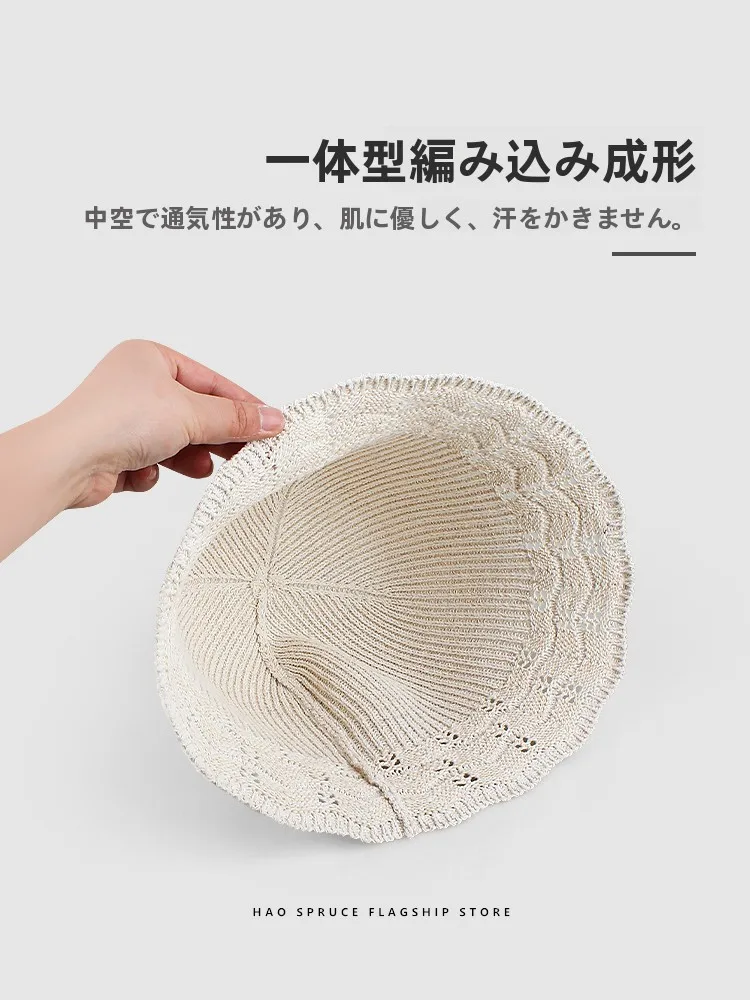 穴あけ不要のレディース透かし編みバケットハット：春夏用日よけ花柄デザインの実用性と性能解析