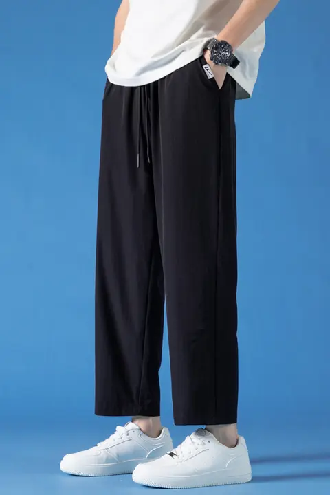 快適な極上の柔らかさ！メンズクールパンツ【九分丈・ストレート・フィット・カジュアル用】