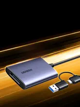 CFexpressカードリーダー TypeA TypeB対応 USB Type-C 高速データ転送 iPhone Android スマホ PC Canon Sony カメラ 動画読み込み「UGREEN」