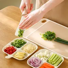 壁掛け式多機能配菜皿【鍋料理用・調味料置き・切り刻み野菜に最適】