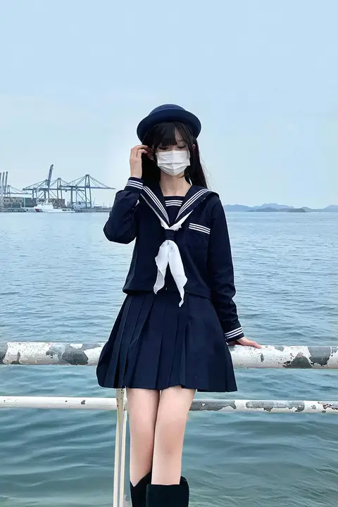 JK制服スカート【基本款・夏用・半袖・百褶裙・学院風】（セットアップ対応）