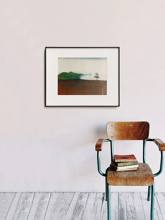 Hoke 近代アーティストの抽象装飾画【書斎用・民宿や寝室に最適】