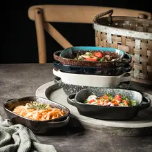 グラタン皿 耐熱皿 陶器 取っ手付き おしゃれ 電子レンジ対応 オーブン対応 家庭用 食器