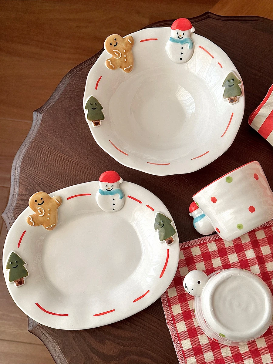 可愛いクリスマス雪だるま マルチボウル：子供向けの食器セット選び方と実際の使い方