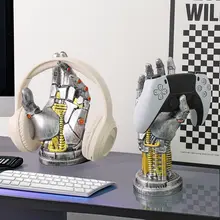 サイバーパンク機械手の置物【阿修羅ゲームコントローラー用スタンド・デスクデコレーション】
