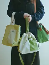 ランチバッグ 弁当袋 巾着 防水 大容量 手提げ アウトドア ピクニック キャンプ