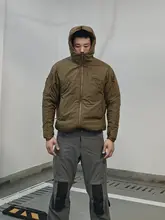 防風保温機能付きコットンジャケット【フード付き・アウトドア・タクティカル】