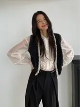 春の快適な長袖シャツ【ファッショナブルなデザイン・女性用・ゆったりフィット】