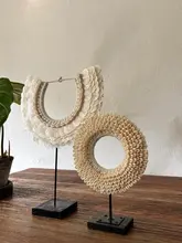 バリ島手作り天然貝殻デスクトップ装飾品【民宿用玄関インテリア】