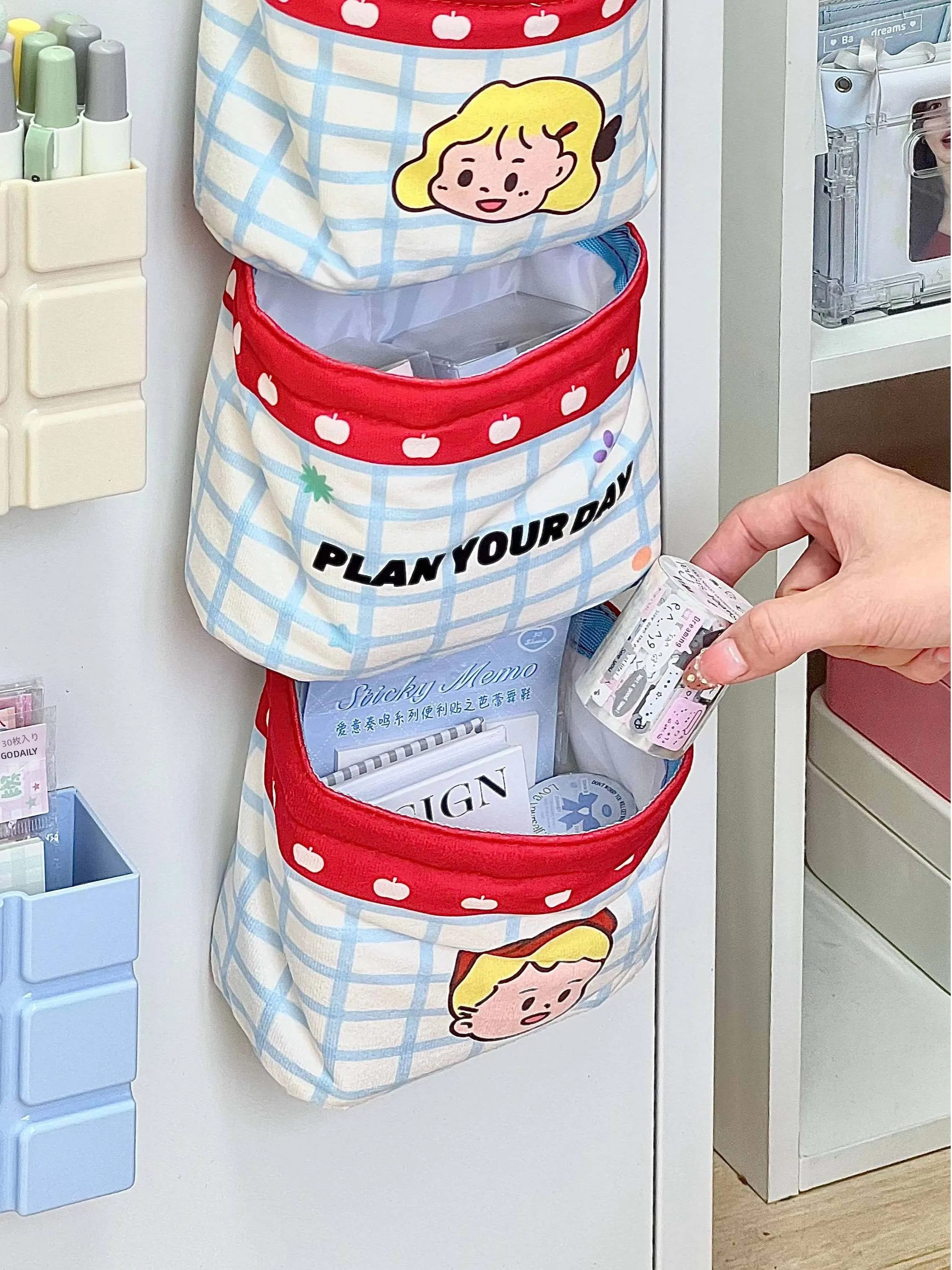 デスク用掛け式収納ポケット：バインダーおすすめの立体収納タイプと実用性評価