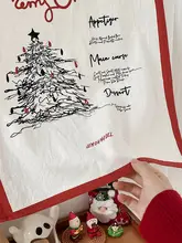 タペストリー ランチョンマット クリスマスツリー ヴィンテージ おしゃれ インテリア 背景布 DIY 撮影プロップス インスタ映え