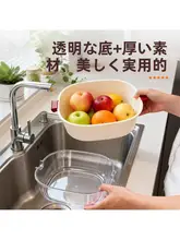 二層式水切り籠【洗面器・多機能・家庭用】