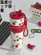 高品質な陶器内蔵の保温カップ【大容量・持ち運びに便利・テイクアウト用】
