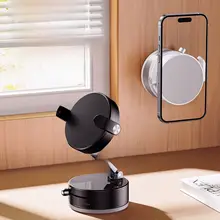 マグネット吸着式スマートフォンスタンド【回転式・折りたたみ・デスク用・携帯便利】