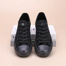 Feiyue 全黒カジュアルキャンバスシューズ【ローカット・男性用・レトロデザイン】