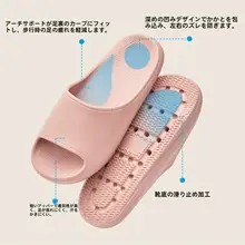 足弓サポートサンダル【夏用・滑り止め・ユニセックス・厚底】