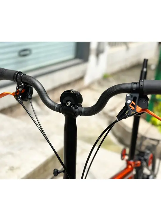 小布折りたたみ自転車用カーボンファイバーハンドルバー【M型・燕型】
