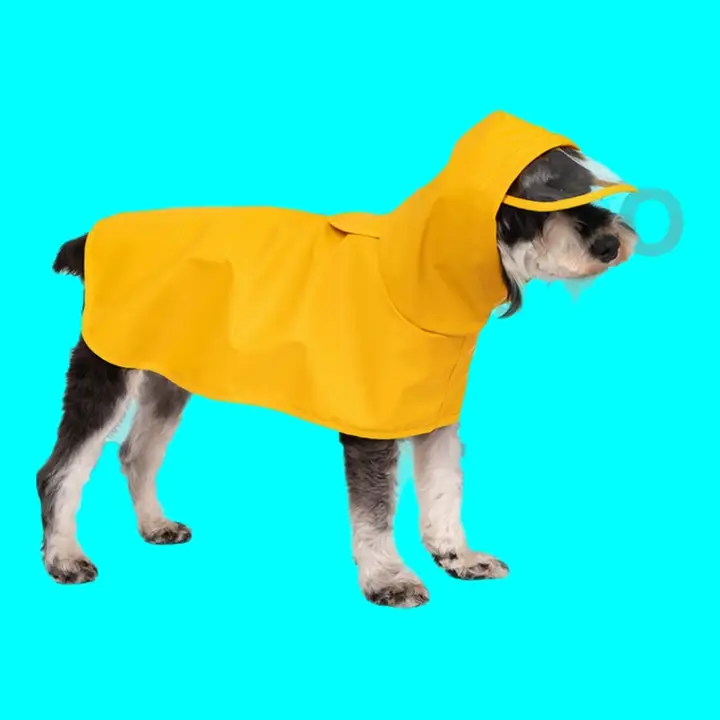 犬用レインコート【防水・汚れ防止・小型犬用・ケープデザイン】